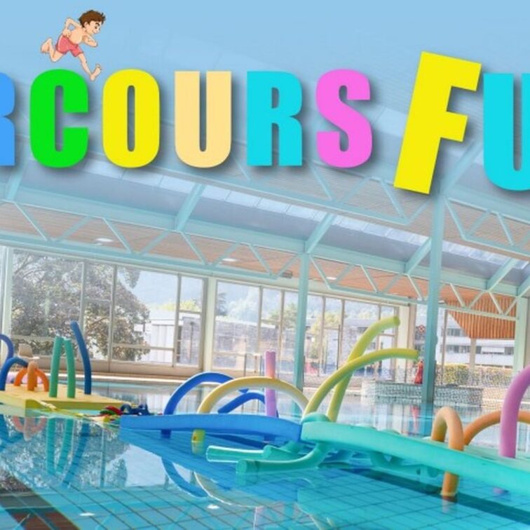 Parcours fun de la piscine